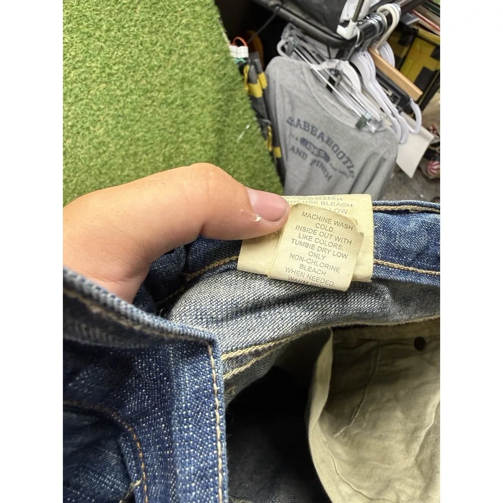 Abercrombie & Fitch Jeans Mens 32x32 Button Fly Dark Vintage Wash 1892 Tkcm31